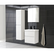 JUNGBORN Hoge badkamerkast TRENTA 161,8x35x35 cm wit mat