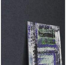 Abstract schilderij op canvas met geometrische vormen