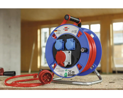 Brennenstuhl haspel met 25 meter kabel voor buiten