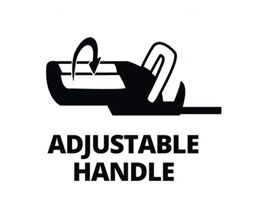 Symbool voor verstelbare handgreep