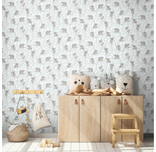 Kinderkamer met koala behang, commode en decoratie