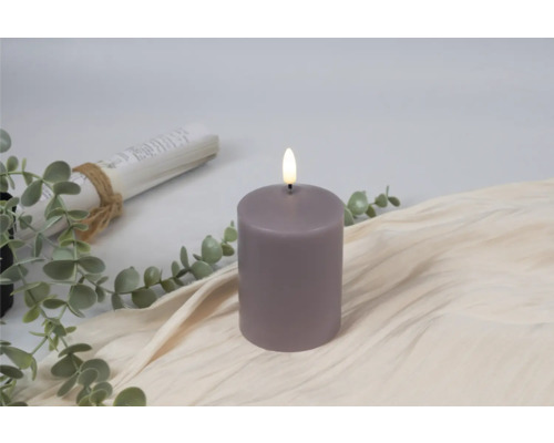 Decoratieve stompkaars met vlam effect