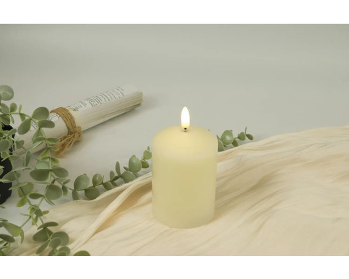 Decoratieve ledkaars met vlameffect voor binnenshuis