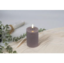 Decoratieve ledkaars op stof