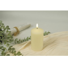 Decoratieve waskaars met lichteffect en decoratie