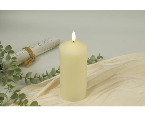 Decoratieve LED-kaars met flikkerend licht en tekstrol