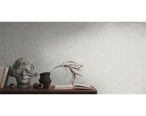 Decoratief behang met abstract patroon op een muur