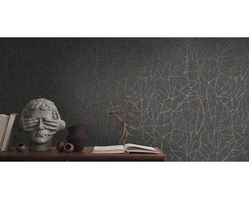 Decoratief behang met grafisch patroon in interieur