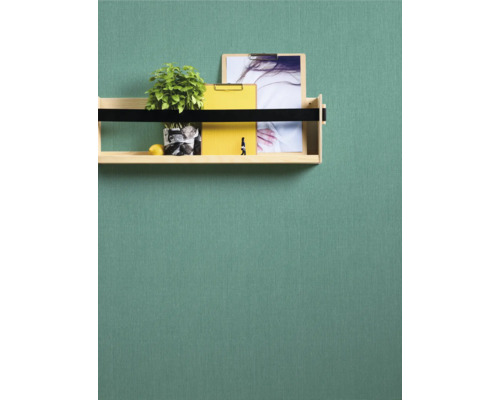 Wandrek met plant, mappen en afbeeldingen