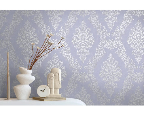 Decoratief behang met bloemmotief