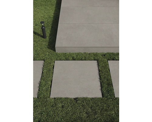 Betontegels in de tuin