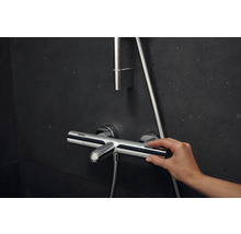 Opbouw douchethermostaat met hand onder kraan