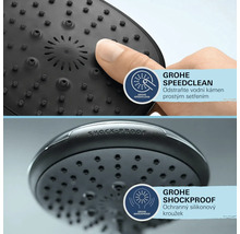 Grohe douchekop met Speedclean functie en schokbestendige functie
