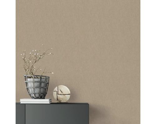 Close-up van een muur met textielbehang