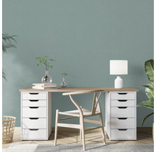 Werkkamer met bureau, stoel en opbergkasten
