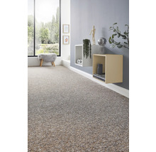 Interieur met vloerbedekking, planken en decoratieve elementen voor een gezellige sfeer.