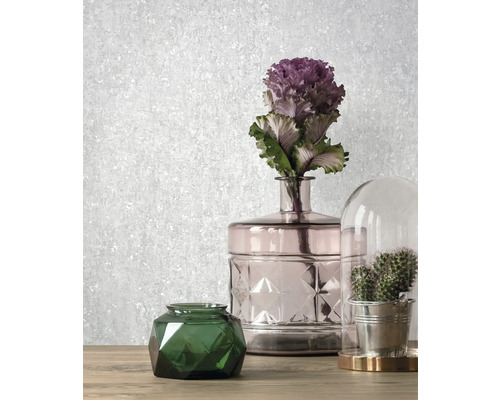 Decoratieve scène met bloemen, cactussen en ornamentbehang