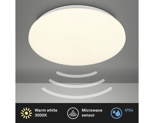 Wit plafondlicht met microgolfsensor