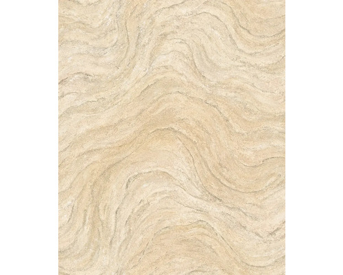 MARBURG Vliesbehang 45755 Struktura steen beige Beige vloertegel met golvende marmerstructuur