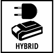 Symbool voor hybride aandrijving