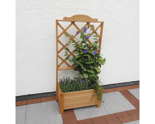 Plantenbak met klimrek 69 x 32 x 139 cm