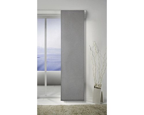 Grijs schuifgordijn voor het raam