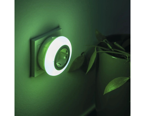 Nachtlamp met stopcontact voor binnenshuis