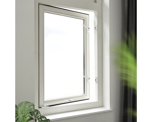 Gekanteld raam met raamkozijn en beslag