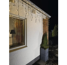 Gevel met LED-lichtsnoer voor buiten