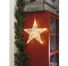 Decoratieve verlichte sterdecoratie voor een kast