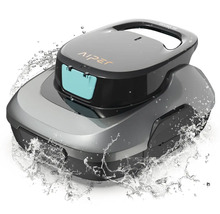 Automatische zwembadreinigingsborstel met water