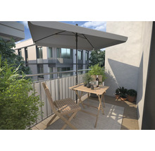 SOLUNA Parasol Cannes grijs 140x210 cm