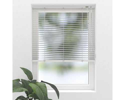 Raam met horizontale jaloezieën voor lichtregeling