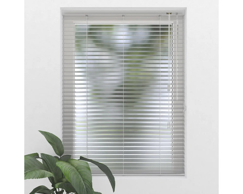 Binnenjaloezie op het raam voor lichtregeling en privacy