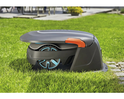 Gardena robotmaaier op gazon