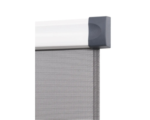 Detailopname van een insectenrolgordijn