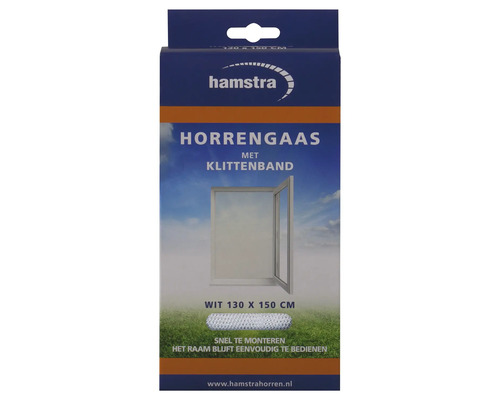 Hamstra horrengaas met klittenband, afmeting 130 x 150 cm