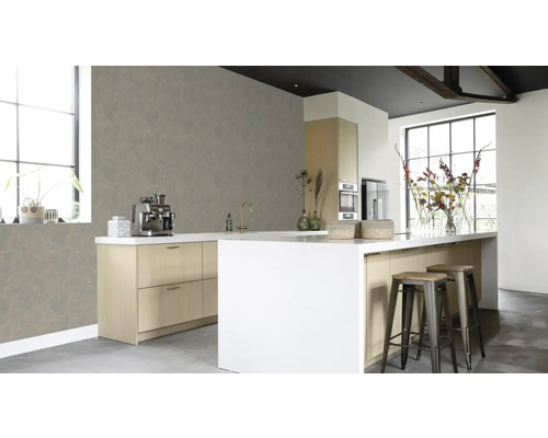 Moderne keuken met kookeiland, zitplaatsen en apparaten