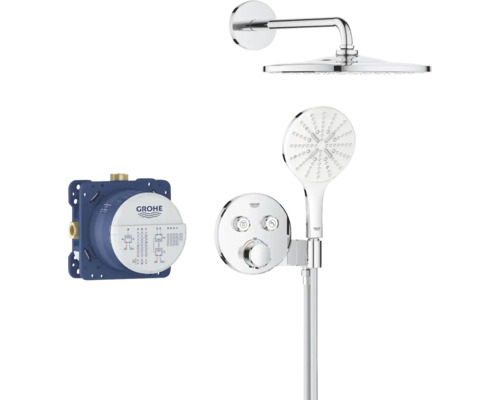 Grohe Rainshower SmartActive douchesysteem met hoofddouche, handdouche en thermostaat