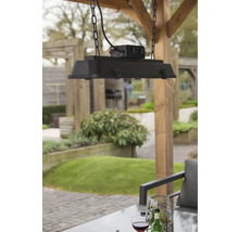 Hangende spot met kettingophanging voor buiten