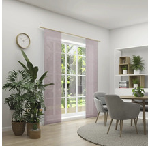 Eetkamer met raampanelen, eettafel en kamerplanten voor een lichte en uitnodigende sfeer.