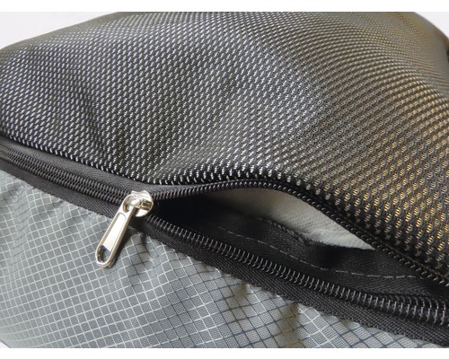 Reisbagage-organizer met ritssluiting en gaas