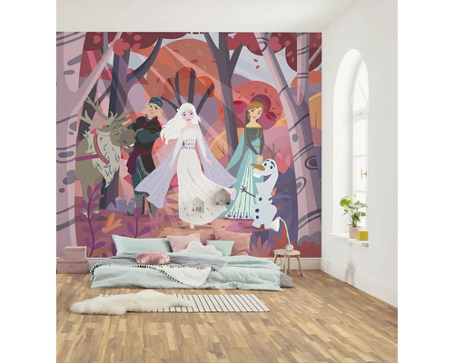 Kinderkamer met fotobehang met het motief Frozen.