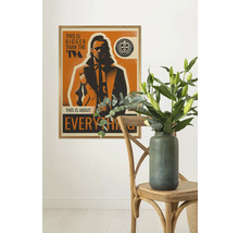 Ingelijste Loki-poster met het opschrift ''Dit is groter dan de TVA. Dit gaat over alles.''