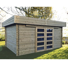 SOLID Blokhut Viborg vuren 418x328 cm