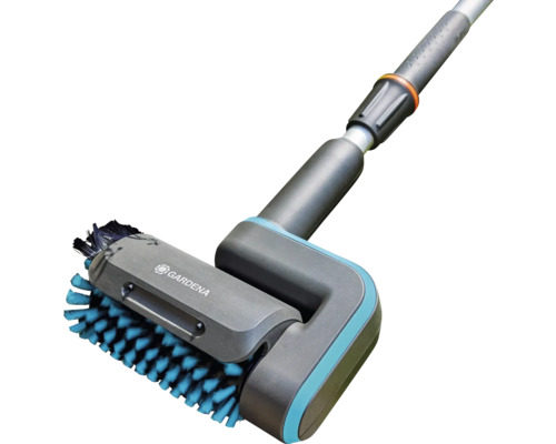 Gardena borstel met telescopische steel voor tuinreiniging