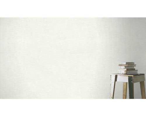 Lichtkleurig vliesbehang met horizontale textuur