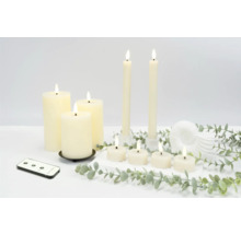 Decoratieve LED-kaarsen met afstandsbediening en timer