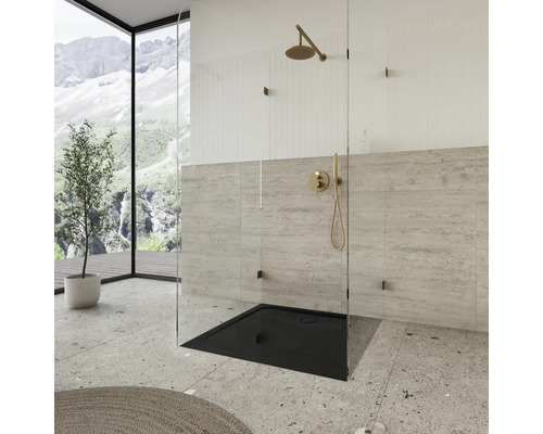 Inloopdouche met armaturen en douchekop