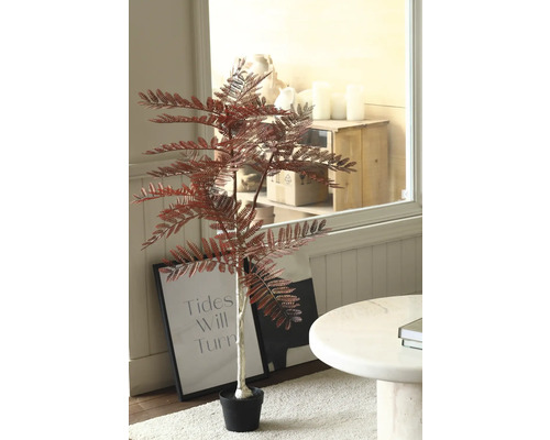 Decoratieve kunstboom met bladeren in pot voor interieurdecoratie